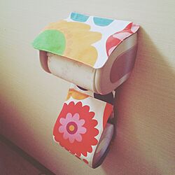 バス/トイレ/IKEA/トイレットペーパーホルダーカバー/handmadeのインテリア実例 - 2016-05-14 20:47:05