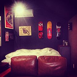 壁/天井/DIY/skateboard/照明/ヴィンテージポスター...などのインテリア実例 - 2015-11-13 05:41:29