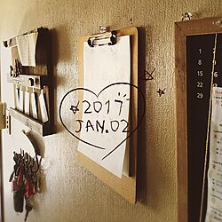 壁/天井/イラスト/手書き/カレンダーのインテリア実例 - 2017-01-06 01:16:20