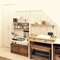 壁/天井/板壁DIY/DIY/杉板/ハンドメイド...などのインテリア実例 - 2017-06-05 17:55:18