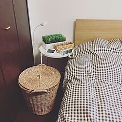 ベッド周り/IKEA/セリアのインテリア実例 - 2017-05-07 08:13:58