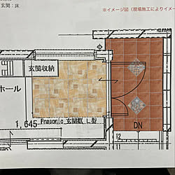 タイル/新築建築中/玄関/入り口のインテリア実例 - 2021-02-01 10:15:21