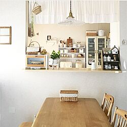 部屋全体/いつもいいねやコメントありがとう♡/白×木/カフェ風に憧れる。/建て売り一戸建て...などのインテリア実例 - 2017-02-03 16:05:26