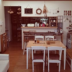 部屋全体/同じような写真ばかりで、ごめんなさい…/雑貨/ホーロー/100均...などのインテリア実例 - 2014-07-27 07:32:12