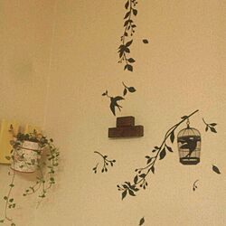 壁/天井/ウォールステッカー/植物のインテリア実例 - 2013-09-05 07:39:39