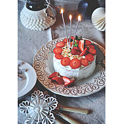 Happy Birthday/birthday cake/coffeetime/暮らしを楽しむ/おうち時間...などのインテリア実例 - 2020-01-12 15:23:59