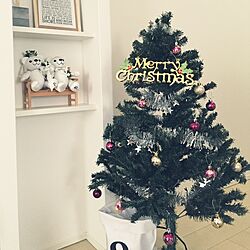 クリスマスツリー/ニトリ/ダイソーのインテリア実例 - 2015-12-15 09:40:53