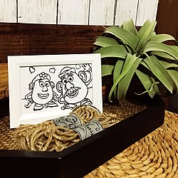 リビング/プラハン手作り/切り絵/ポテトヘッド夫妻/素敵過ぎる便...などのインテリア実例 - 2017-06-29 19:49:24