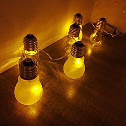 棚/LEDライト/電球型ボトル/ライト/クリスマス...などのインテリア実例 - 2015-11-26 00:20:03