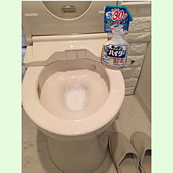 トイレ掃除/トイレの便器/キッチン泡ハイター/ズボラ掃除法/習慣...などのインテリア実例 - 2021-03-04 19:35:48