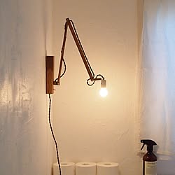 バス/トイレ/シンプルライフ/無機質/しっくい壁DIY/Lighting...などのインテリア実例 - 2015-11-17 00:20:36