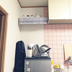 キッチン/一人暮らし/シンプル　/1DK/DIY...などのインテリア実例 - 2015-01-25 22:31:31