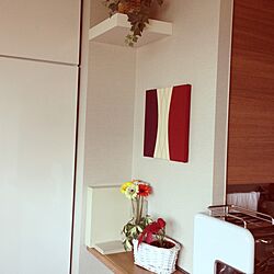 棚/IKEA/観葉植物/キッチンカウンターのインテリア実例 - 2013-04-25 17:16:41