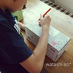 机/塗り絵ができるティッシュ/お部屋にFIT/ネピア大人の鼻セレブ/大人の塗り絵...などのインテリア実例 - 2017-04-26 19:55:54