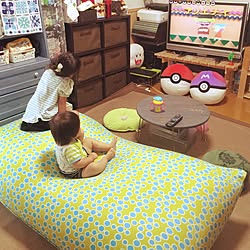 部屋全体/Yogibo/ポケモン/ポケモン好き/任天堂...などのインテリア実例 - 2016-07-06 16:18:04