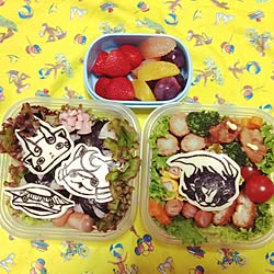 インテリア関係なくてすみません/幼稚園のお弁当/妖怪ウォッチ/キャラ弁/お弁当...などのインテリア実例 - 2014-05-14 07:52:13