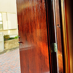鍵のお手入れ/ドアの塗装/わが家のドア/スウェーデンハウス /玄関/入り口のインテリア実例 - 2022-01-31 21:31:34