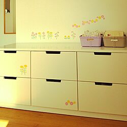 ベッド周り/IKEA/momo natural/ウォールステッカーのインテリア実例 - 2016-01-13 11:31:16