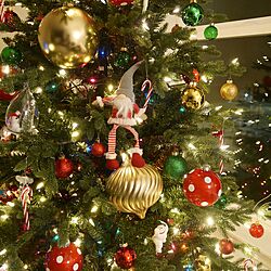 リビング/クリスマス準備/クリスマスオーナメント/クリスマス/christmas tree...などのインテリア実例 - 2016-11-24 22:19:02