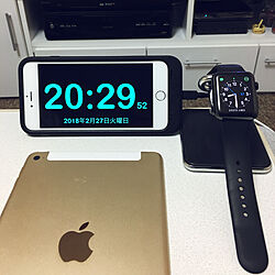 机/iPhone6plus/iPad mini/Apple Watch/Appleのインテリア実例 - 2018-02-27 20:36:38