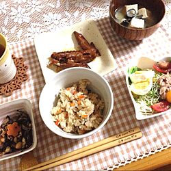 キッチン/夕食/ランチョンマット/食器のインテリア実例 - 2014-02-16 22:02:55
