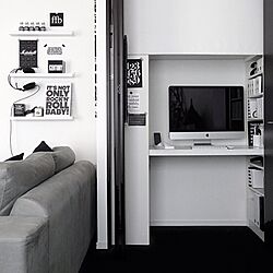 机/モノトーン/モノトーンの部屋/IKEA/ディスプレイ...などのインテリア実例 - 2013-09-08 21:31:11