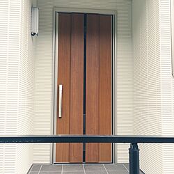 玄関/入り口/白い外壁のインテリア実例 - 2016-03-28 03:04:42