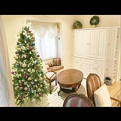 北欧モダン/白家具/ホワイト/クラシックスタイル/クリスマスツリー...などのインテリア実例 - 2022-11-11 13:28:48