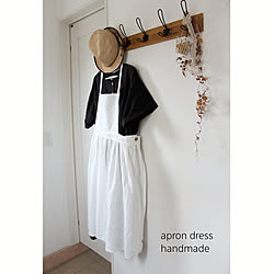 玄関/入り口/handmade/エプロンドレス/きぬがわあゆみの大人服/ワンピース...などのインテリア実例 - 2019-07-06 21:22:23