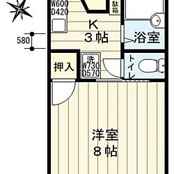 部屋全体/間取りが微妙/1K 1人暮らし/1k 8畳/狭いアパート...などのインテリア実例 - 2016-09-29 18:23:44