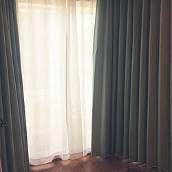 ベッド周り/大きな出窓/カーテン/ミントグリーンのインテリア実例 - 2017-01-04 10:52:54