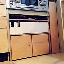 キッチン/コンパネ/カインズホーム/skitto/DIYのインテリア実例 - 2016-12-11 16:15:14