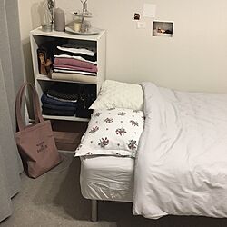 ベッド周り/IKEA/一人暮らしのインテリア実例 - 2017-02-03 04:04:26