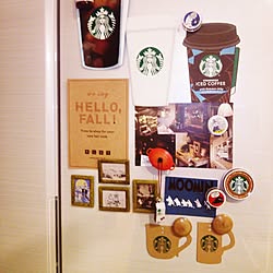 キッチン/マグネット♥︎/STARBUCKS COFFEE/ムーミングッズのインテリア実例 - 2014-10-01 19:36:55