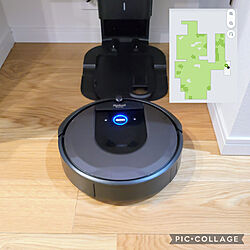 部屋全体/ロボット掃除機/モニターではありません/Roomba i7+/ロボット掃除機の基地...などのインテリア実例 - 2022-09-04 22:41:36