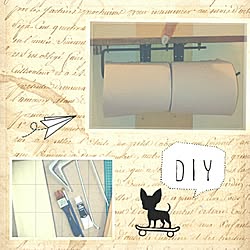 バス/トイレ/DIY/トイレットペーパーホルダー/トイレ/トイレットペーパー...などのインテリア実例 - 2015-03-11 01:05:47