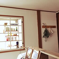 キッチン/DIO/ひとりで塗れるもん/cafe風/窓枠DIY...などのインテリア実例 - 2017-02-28 13:19:56