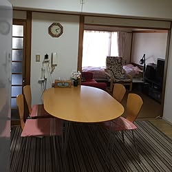 部屋全体/DK 3DK/団地　賃貸/賃貸でも楽しく♪/賃貸でも諦めない！...などのインテリア実例 - 2016-04-15 17:15:44