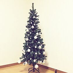 応接間/クリスマスツリー150cm/リビング/団地のインテリア実例 - 2016-12-26 19:12:19