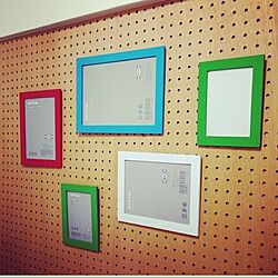 壁/天井/額縁/IKEA/有孔ボードのインテリア実例 - 2015-01-12 18:21:40
