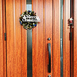 玄関/入り口/クリスマス/クリスマス/クリスマス飾り付けのインテリア実例 - 2023-12-10 13:51:46