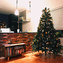 本棚/クリスマスツリー/クリスマス/収納/リビング...などのインテリア実例 - 2020-11-23 21:46:17