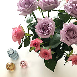 薔薇/バラ/癒し/瓶/花瓶...などのインテリア実例 - 2023-06-01 17:21:28