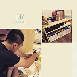 棚/おもちゃ棚/DIY/3COINSのインテリア実例 - 2015-11-24 12:26:25