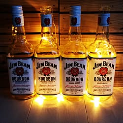 リビング/DIY/100均/男前/JIM BEAM...などのインテリア実例 - 2017-04-09 17:00:51