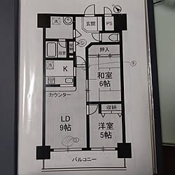 部屋全体/2LDK 賃貸/間取り 2LDKのインテリア実例 - 2020-03-17 23:49:10