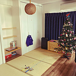 和室/クリスマスツリー/DIYのある暮らし/ハンドメイド/DIY...などのインテリア実例 - 2022-12-25 13:19:09