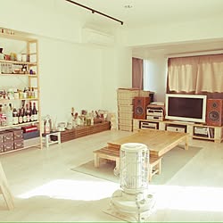 部屋全体/無印良品/ハンドメイド/DIY/3COINSのインテリア実例 - 2016-01-02 15:50:47