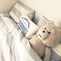 ベッド周り/Ted♡/ニトリのインテリア実例 - 2016-07-30 13:43:26