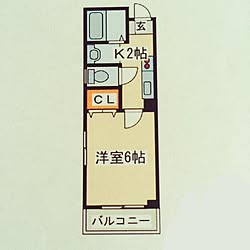 部屋全体/間取り図/一人暮らし/狭いキッチン/賃貸アパート...などのインテリア実例 - 2015-08-23 10:41:26